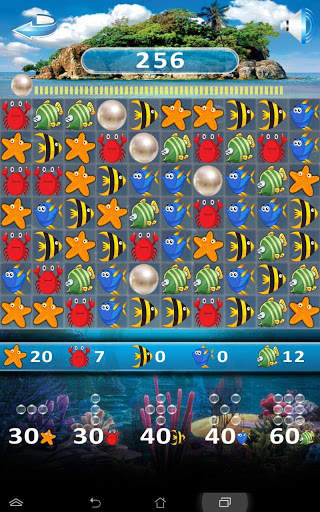 Pearl World - three in a row screenshot 3