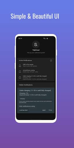 TidyPanel (Notifications Blocker & Cleaner) скриншот 3