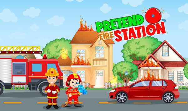 Pretend Play Fire Station Game : Town Firefighter screenshot 4