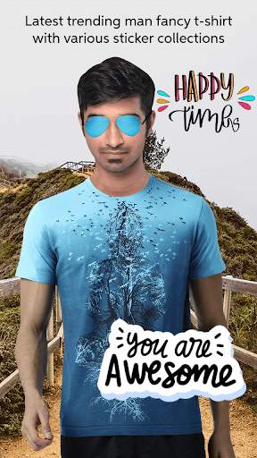 Fancy T shirt Photo Editor for Man screenshot 5