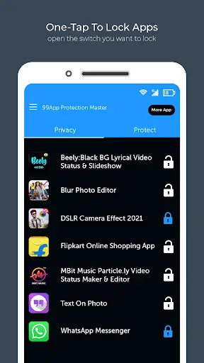 AppLock : 99App Protection Master скриншот 2