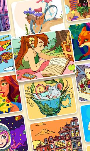 Color Stories: coloring casino & paint art gallery screenshot 3