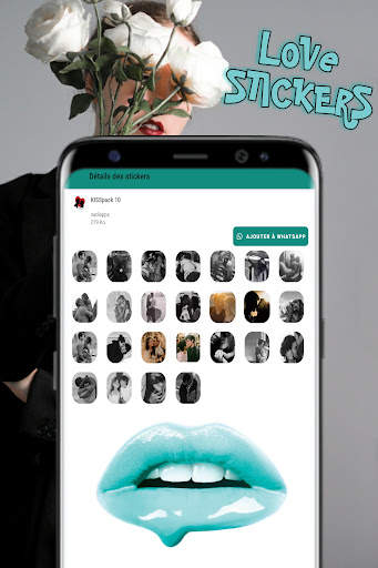 Romantic Kiss Stickers for WA screenshot 7