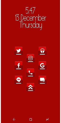 Combo Red v2 Icon Pack 4 تصوير الشاشة