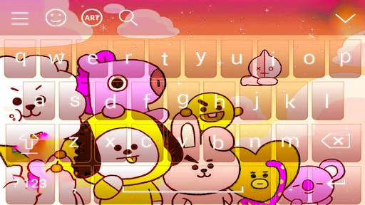 BT21 keyboard screenshot 4
