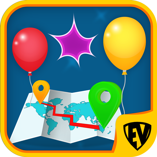 Pop Pop: Balloon Game on Places, Cities, Countries icon