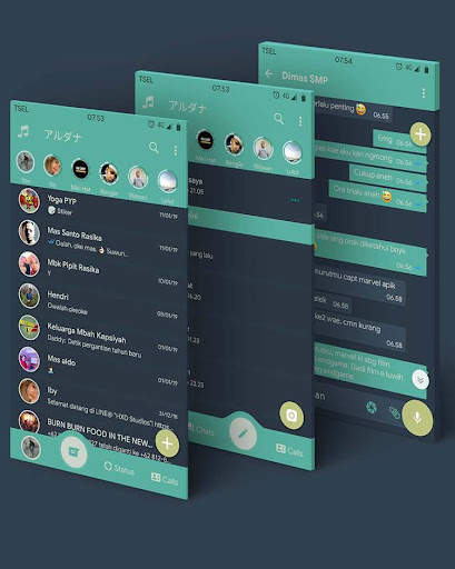 Tema Chat dan Wallpaper screenshot 6