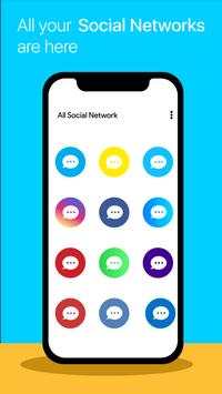 Messenger for Social Networks - Multi Accounts screenshot 1