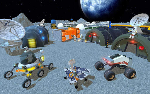 Space Mars Rover Simulator 3D : Moon Explorer screenshot 2