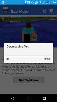 Boat Mod Untuk MCPE ' screenshot 3
