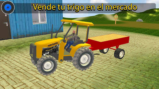 Tractor Agrícola Chofer: pueblo Simulador 2021 screenshot 8