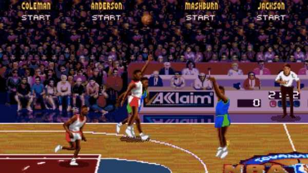 NBA Jam TE sega included tips screenshot 1