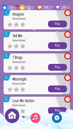 ARIANA GRANDE Piano Tiles screenshot 2