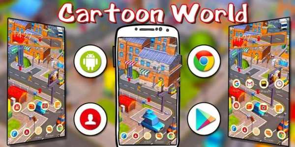 Cartoon Color World House Theme screenshot 4