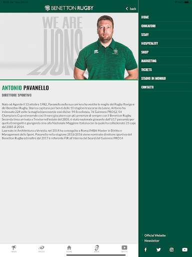 Benetton Rugby Official App screenshot 12