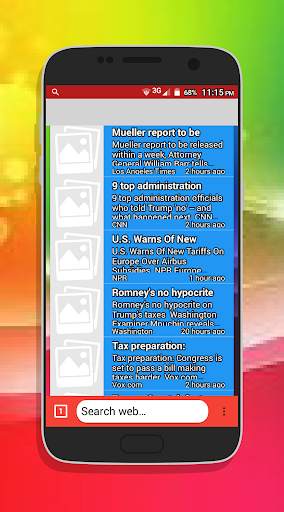 Blue Web Browser screenshot 3