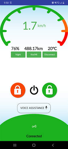 M365 Lock - voice control app for Xiaomi M365 screenshot 1