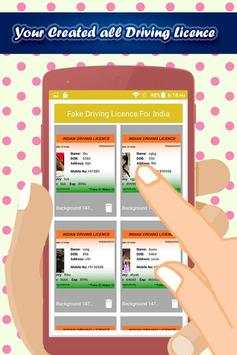Driving License Maker Prank screenshot 5