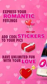 Romantic Love Photo Stickers screenshot 1