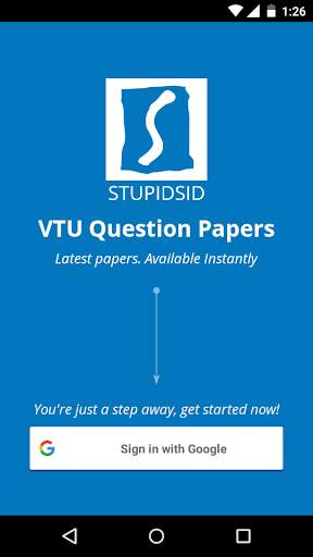 VTU Question Papers Stupidsid screenshot 1