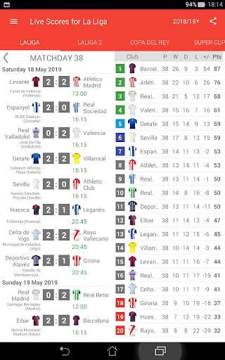 Live Scores for La Liga 2024 screenshot 9