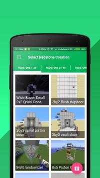 Redstone Builder for Minecraft pe screenshot 2