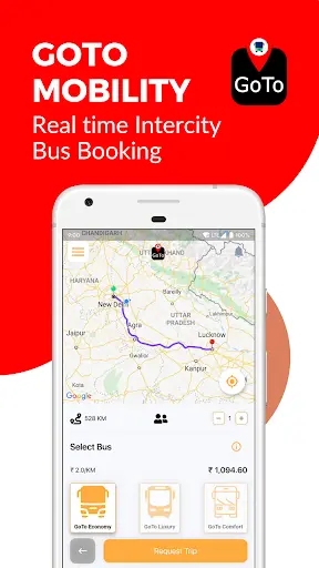 GoTo - 4X Economical & 2X Faster Intercity Travel screenshot 2