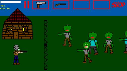 Zombies Lawn Defense screenshot 2
