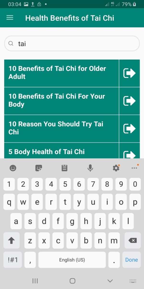 Health Benefits of Tai Chi screenshot 5