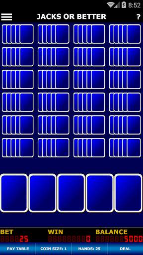 Jumbo Video Poker Free screenshot 1
