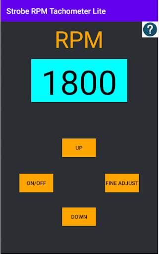 Strobe RPM Tachometer Lite screenshot 1