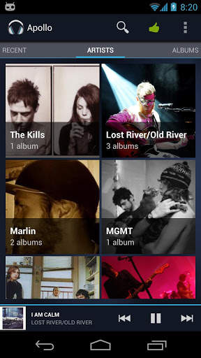 Apollo Google Music theme screenshot 1