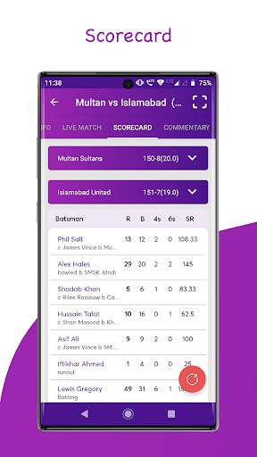Cricket Fastest Live Line - CricChamp (No Ads) screenshot 5