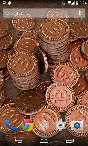 Bitcoins 3D Live Wallpaper स्क्रीनशॉट 2