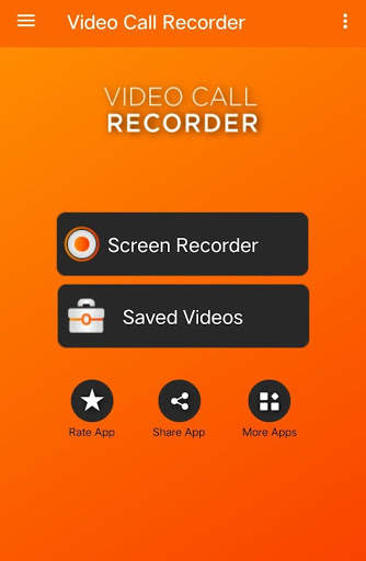 Screen recoder with auto video callrecoder for imo screenshot 1