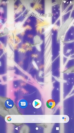 Feathers 3D live wallpaper screenshot 7