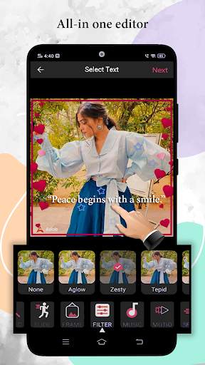 Adob Video Status Maker of Photos with Music screenshot 5