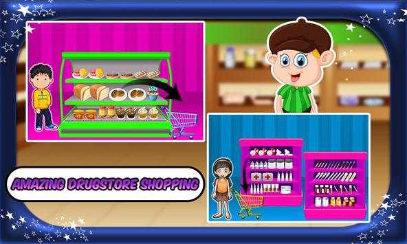 Supermarket Drugstore Shopping screenshot 1