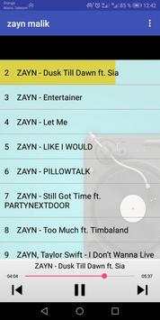 Zayn Malik Songs screenshot 1