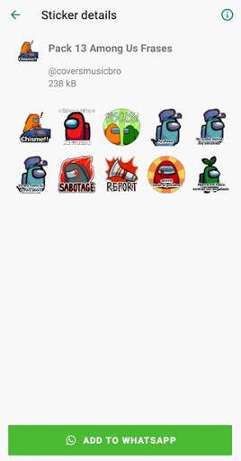 Stickers de Among Us para WhatSapp - WAStickers screenshot 7