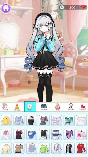 Makeover Anime Dress Up Games screenshot 2