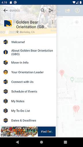 UC Berkeley / Cal Event Guides screenshot 1