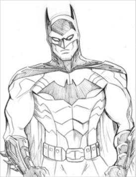 How to Draw Batman 1 تصوير الشاشة