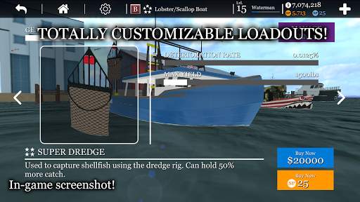 uCaptain: Boat Fishing Game 3D screenshot 5
