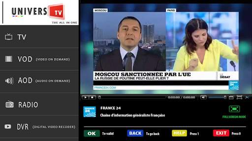 Univers TV for Android TV screenshot 2