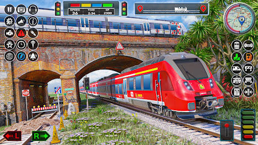 เกมรถไฟในเมือง เกมรถไฟ 3 มิติ screenshot 6