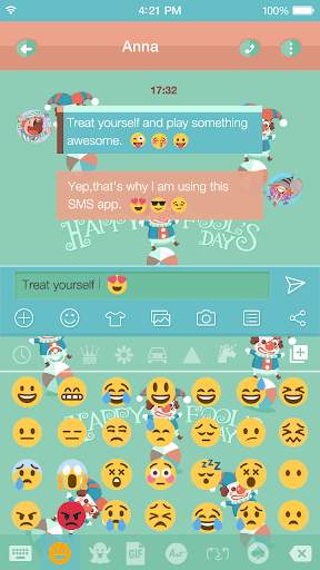April Fool Day Emoji Keyboard screenshot 2