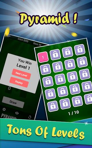 Pyramid Solitaire - Card Games screenshot 2
