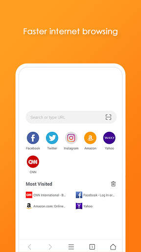 Browser, Secured mini, All in one -Ucha Browser screenshot 1