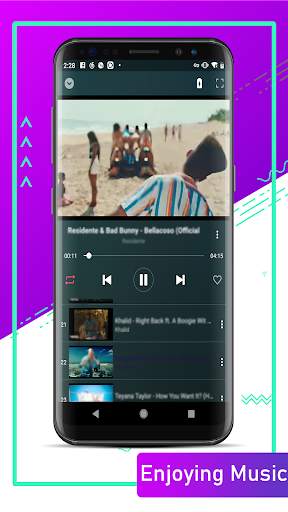 Glow Music - easy music player screenshot 1